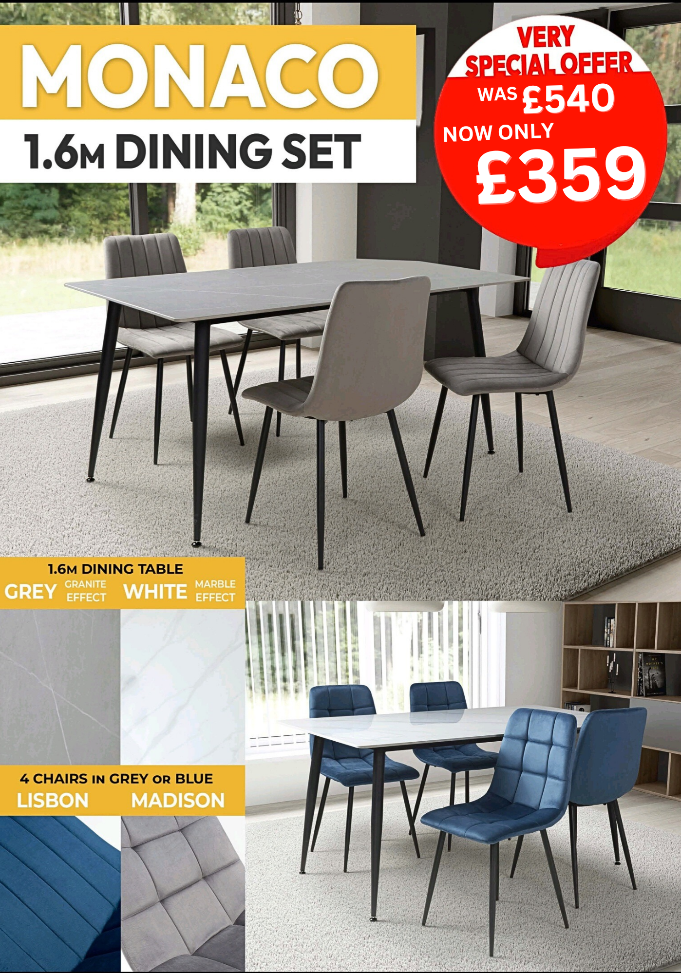 Monaco Dining Set