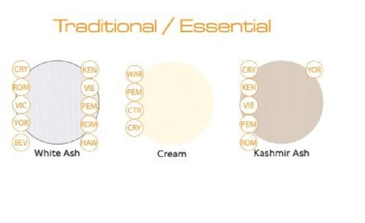 Crystal White Ash Vanity
