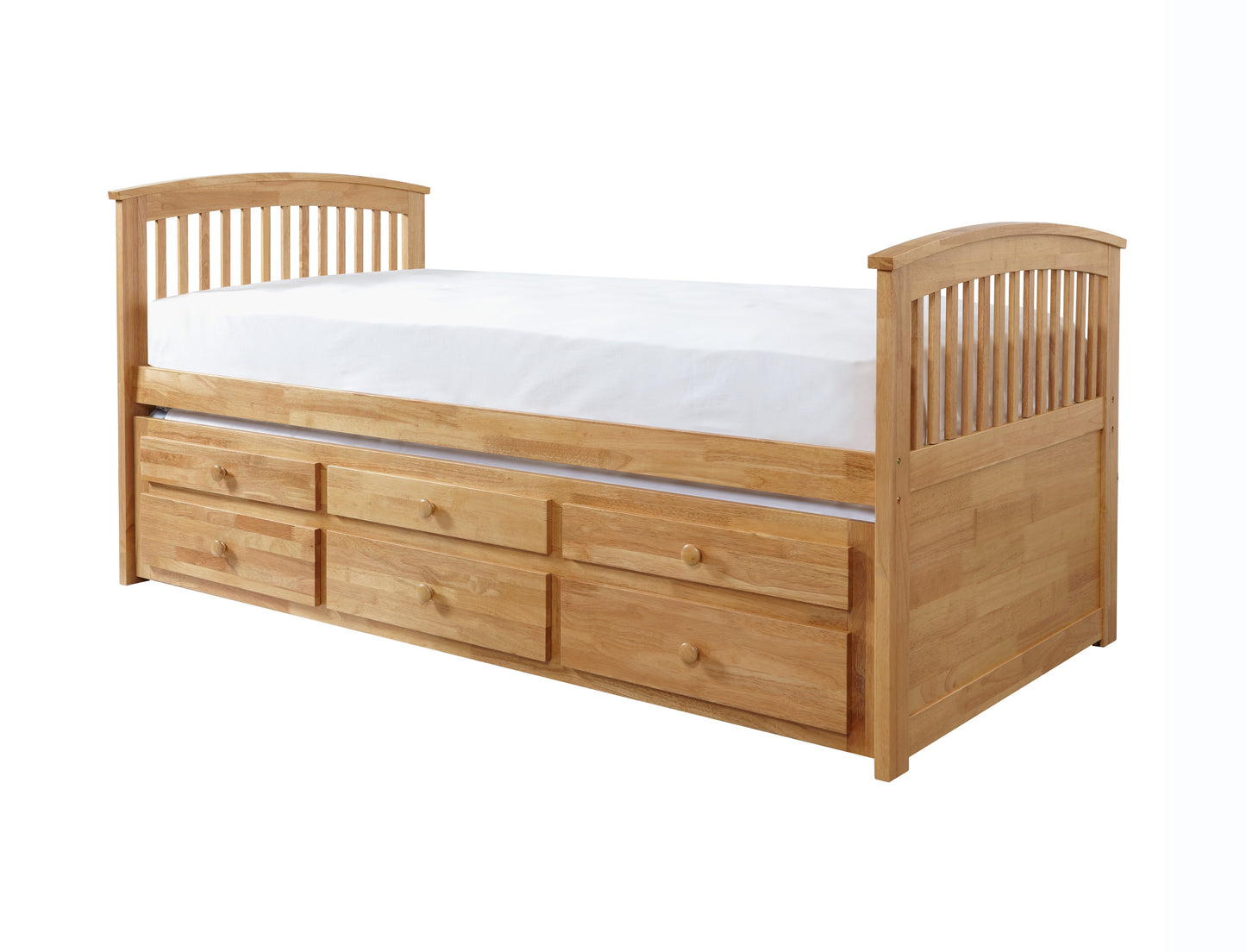 Marcell Wooden Captain Bed