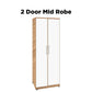 Nova Midi Wardrobe with 2 Drawers