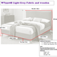 Wood & Fabric Bed