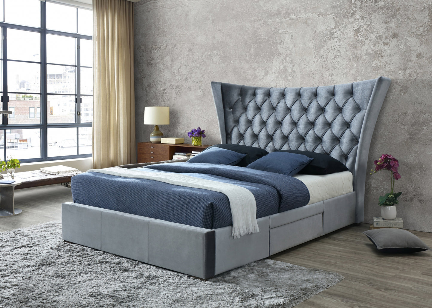 Wingback Bed