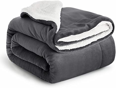 Imperial Rooms Sherpa Fleece Blanket Bed Throws