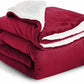 Imperial Rooms Sherpa Fleece Blanket Bed Throws