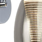 Chrome & Smoked Glass Wall Light