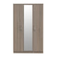 Devon Darkolino Triple Mirror Wardrobe