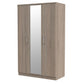 Devon Darkolino Triple Mirror Wardrobe