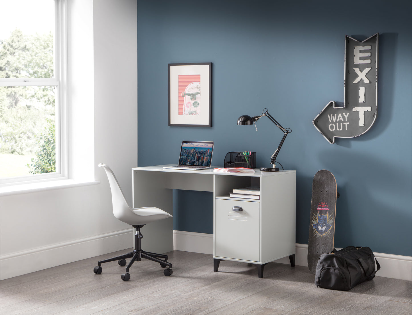 Locker Dove Grey Desk